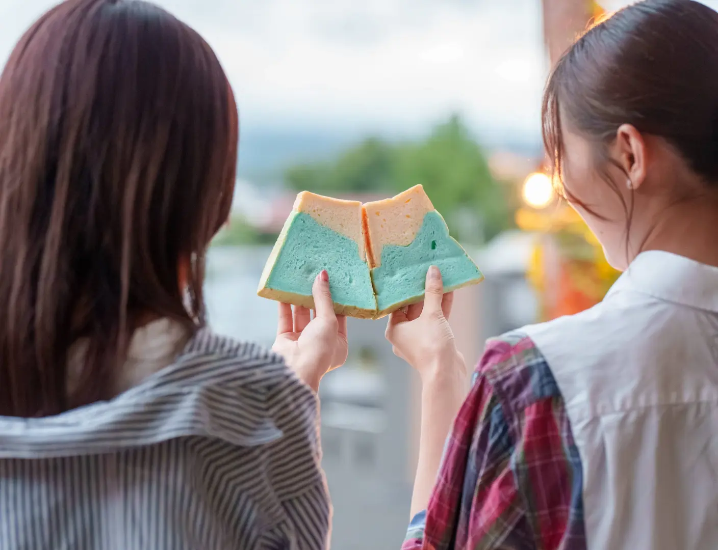 富士河口湖の滞在風景