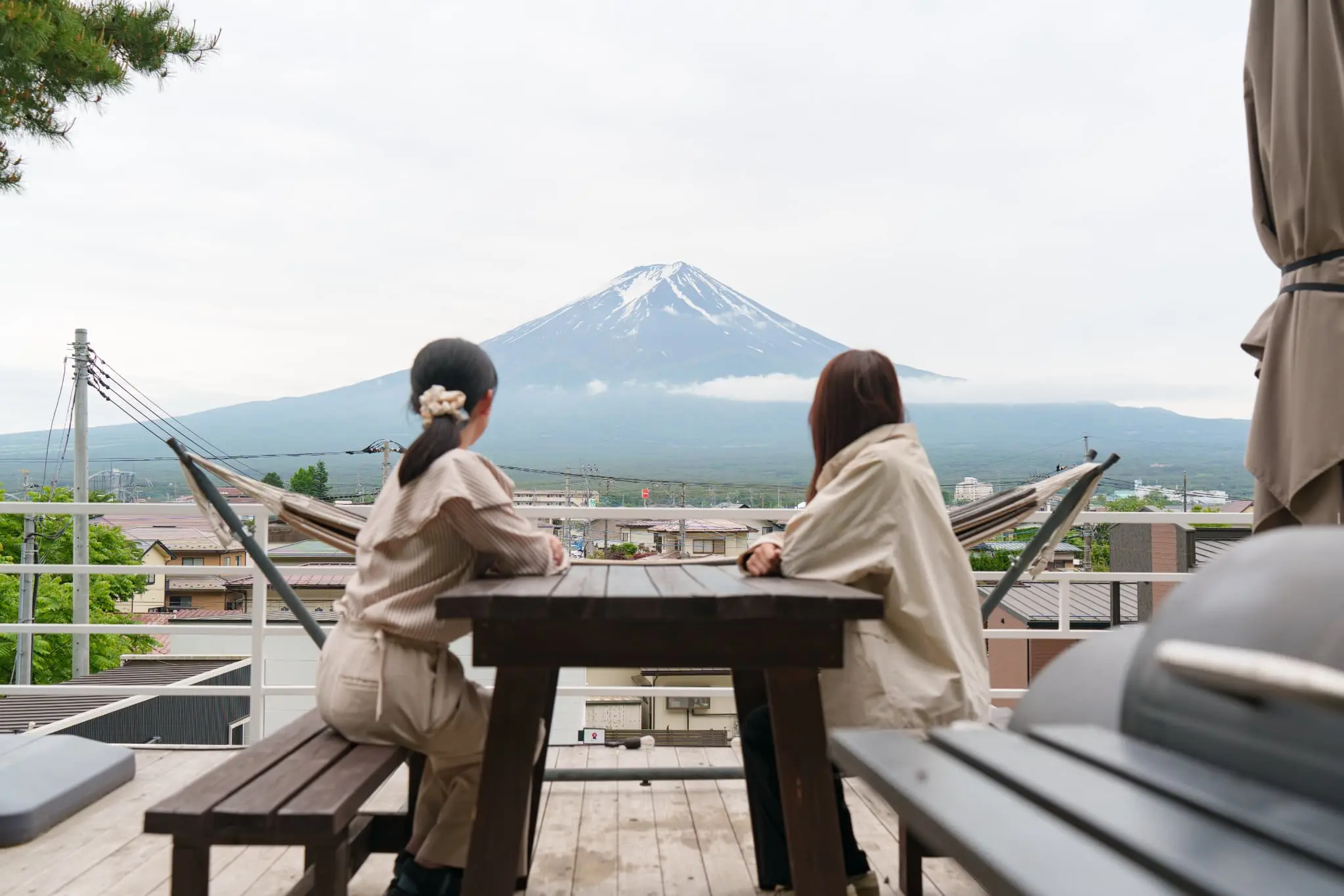 富士山を望む宿泊体験