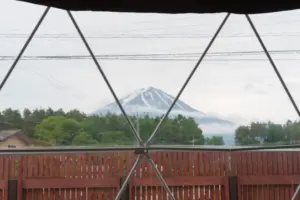 富士山と避暑地