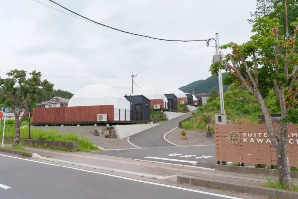 富士山と避暑地