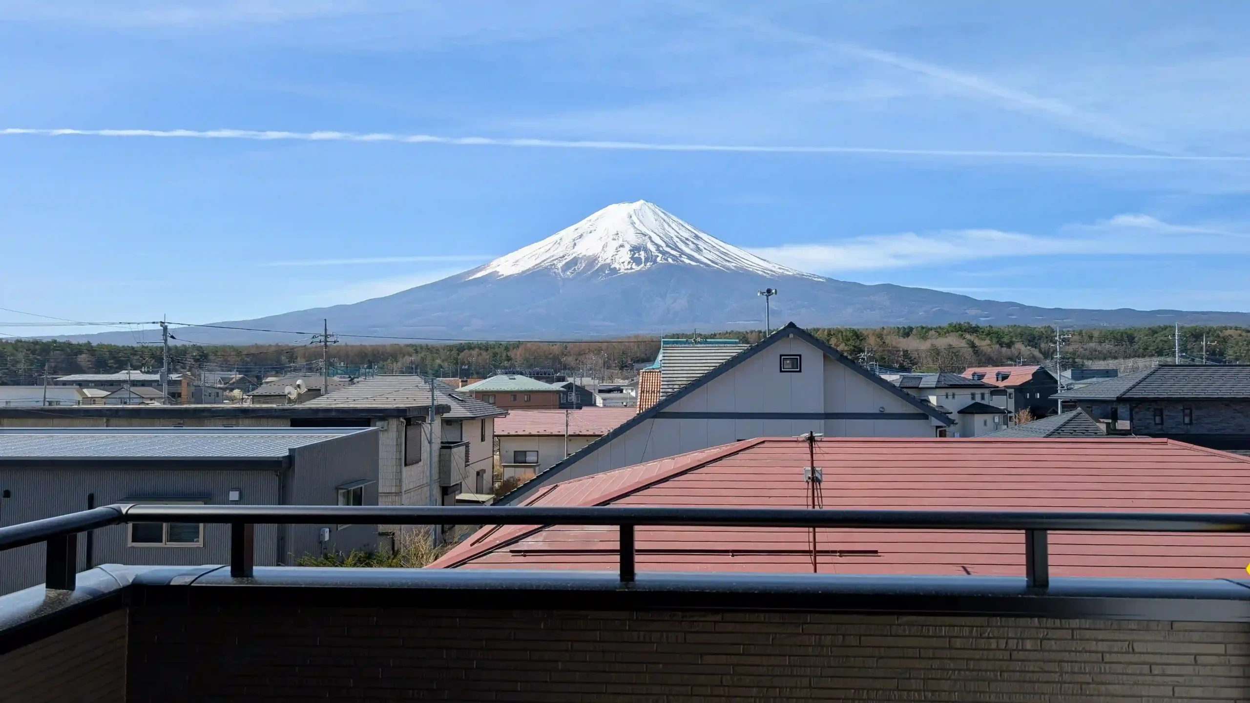 天空の富士テラスからの富士山の景色