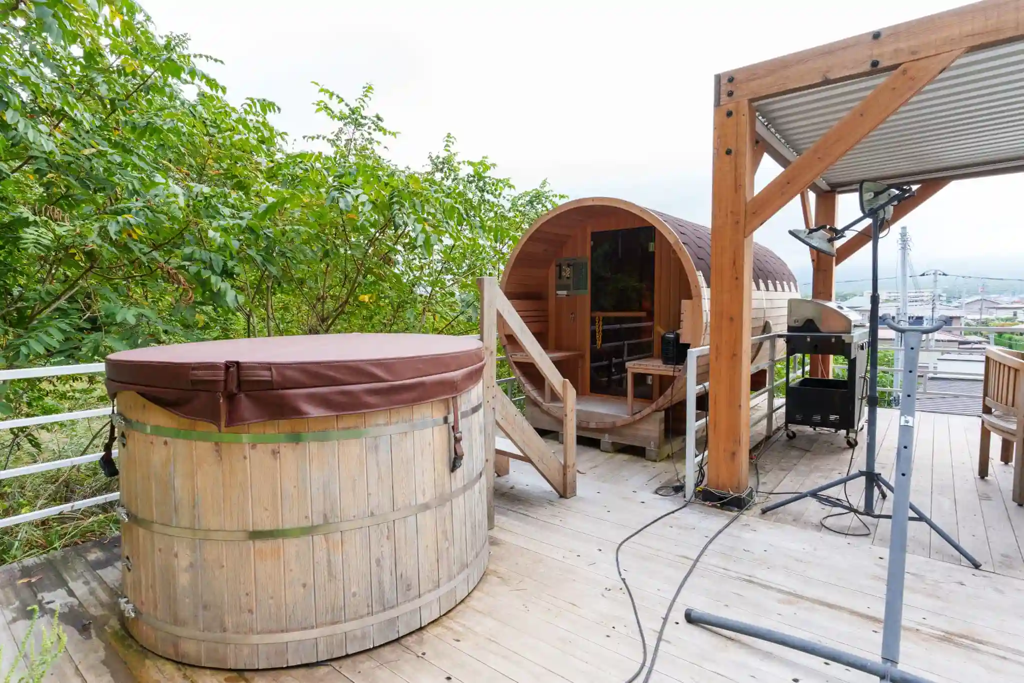 Mt. Fuji View & BBQ Bonfire Deck